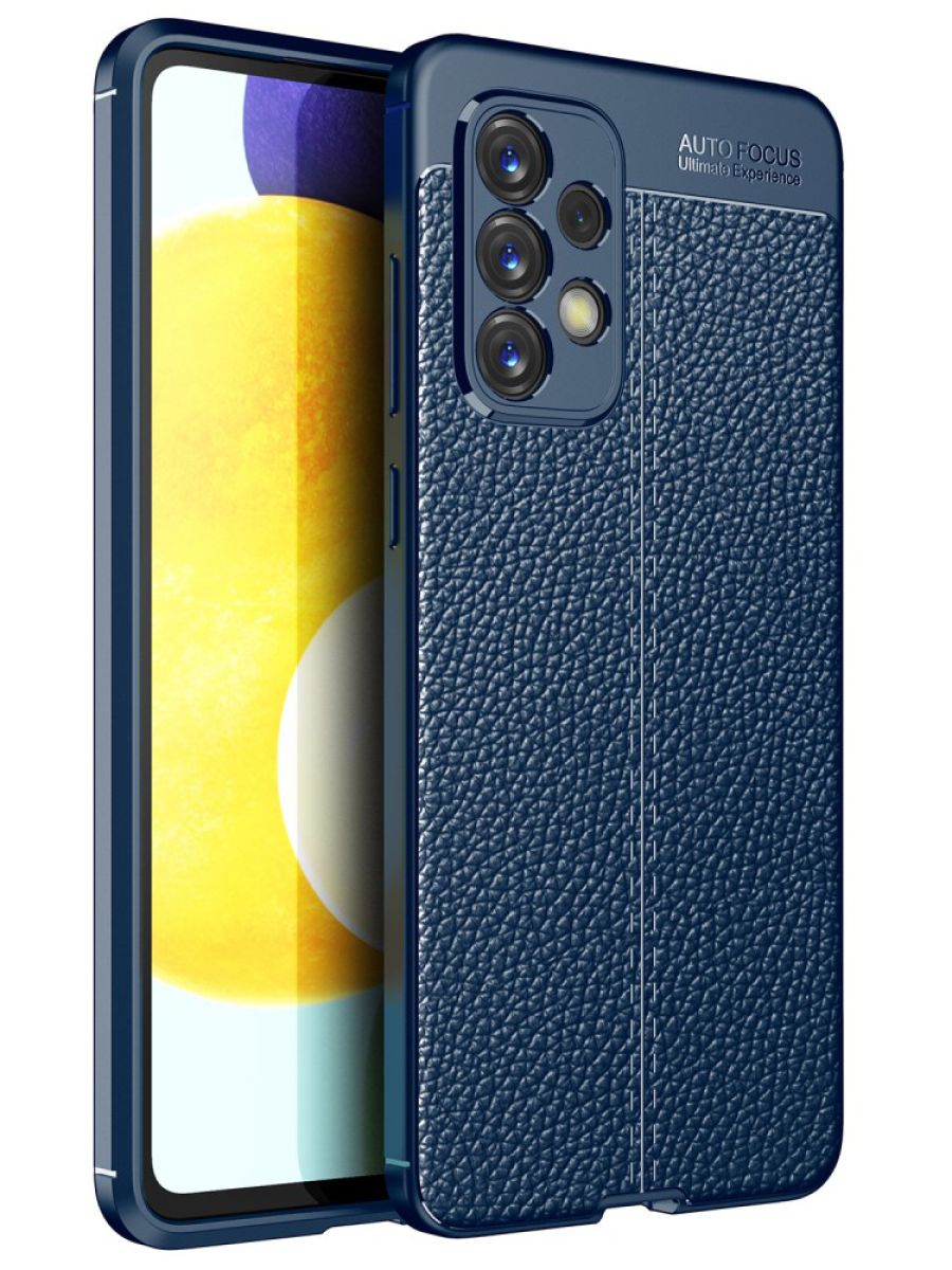 

Brodef Fibre силиконовый чехол для Samsung Galaxy A33 Синий