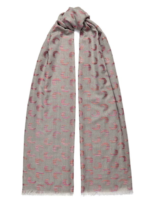 

Палантин женский Eleganzza SZ16-0660 бежево-коричневый, SZ16-0660