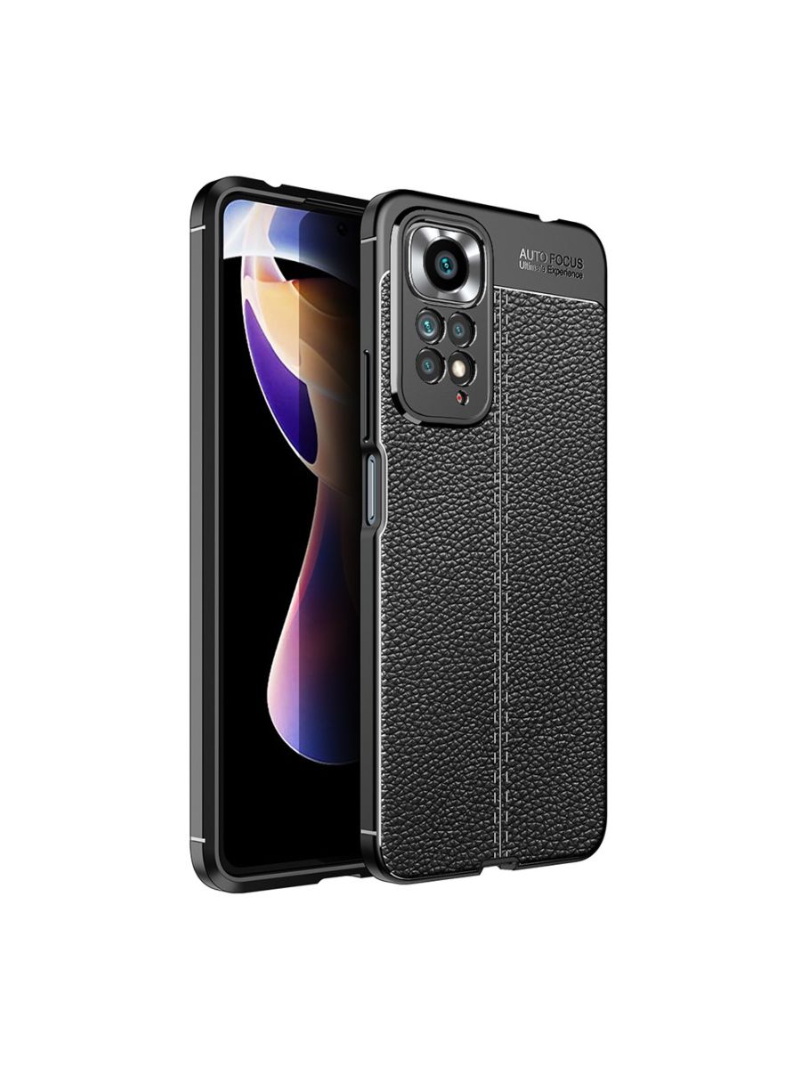 

Brodef Fibre силиконовый чехол для Xiaomi Redmi Note 11 Pro Черный