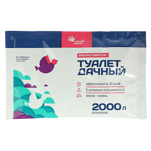 

Биоактиватор "Чистая среда" туалет дачный 80г
