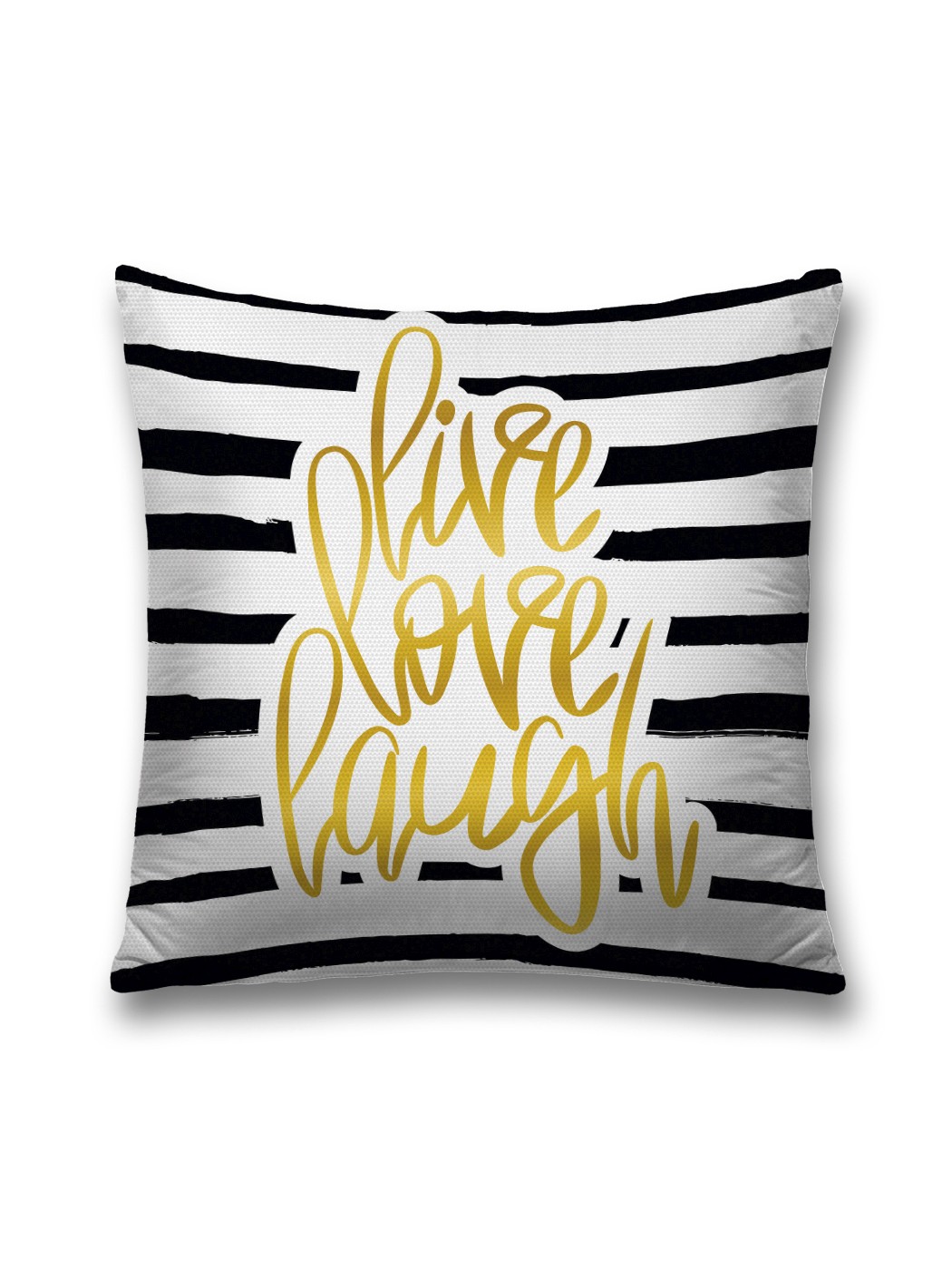 

Наволочка JoyArty декоративная "Полосатый позитив" на молнии, 45x45 см, Белый