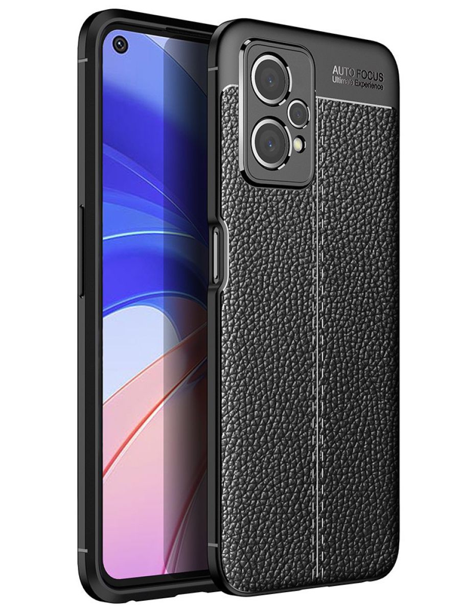 

Brodef Fibre силиконовый чехол для Realme 9 Pro Черный