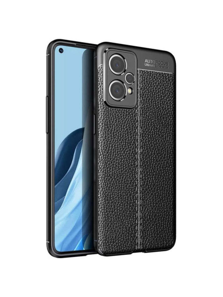 

Brodef Fibre силиконовый чехол для Realme 9 Pro Plus/9 Pro+ Черный