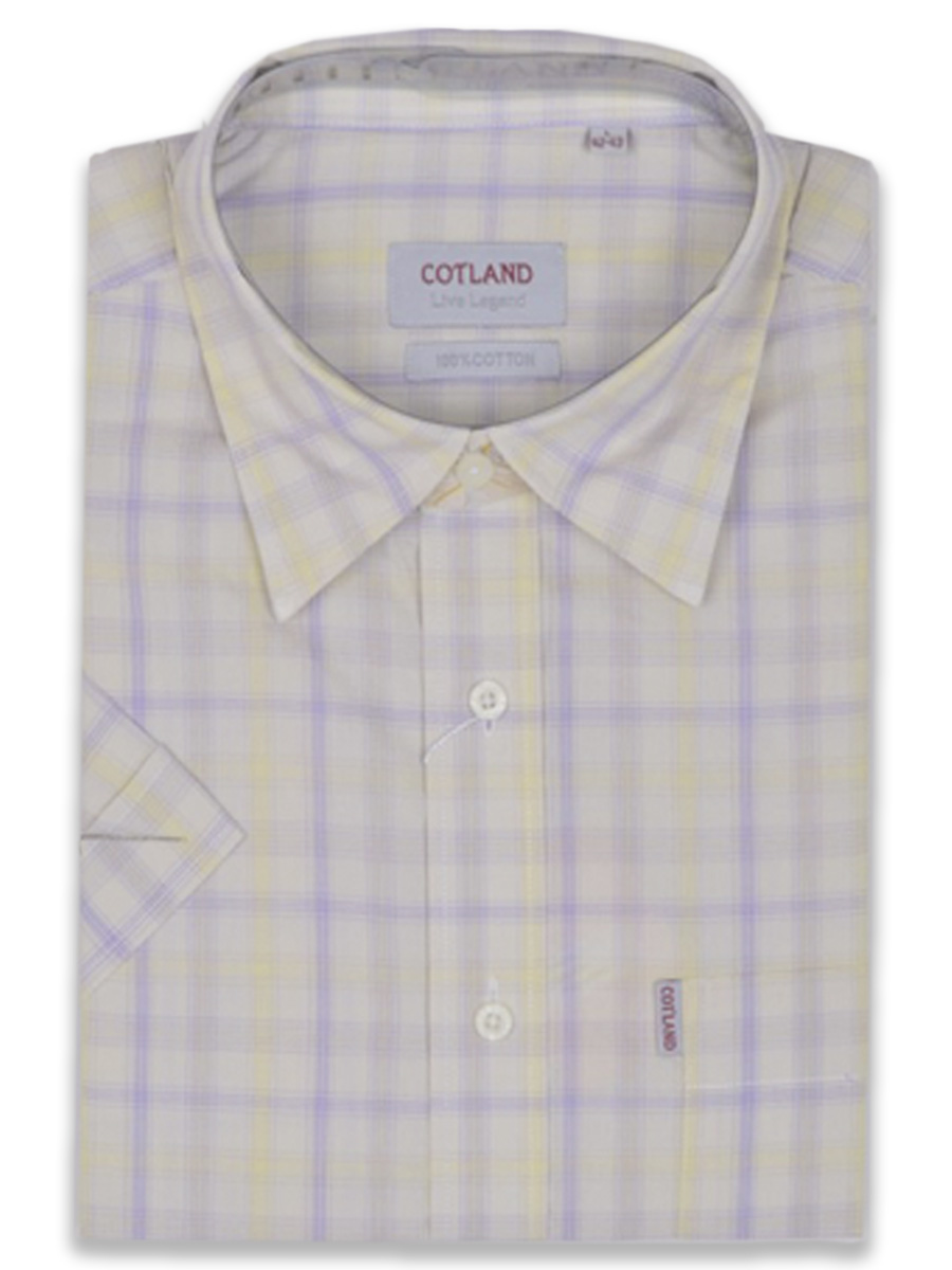 Рубашка мужская Cotland 08802-2K фиолетовая XL