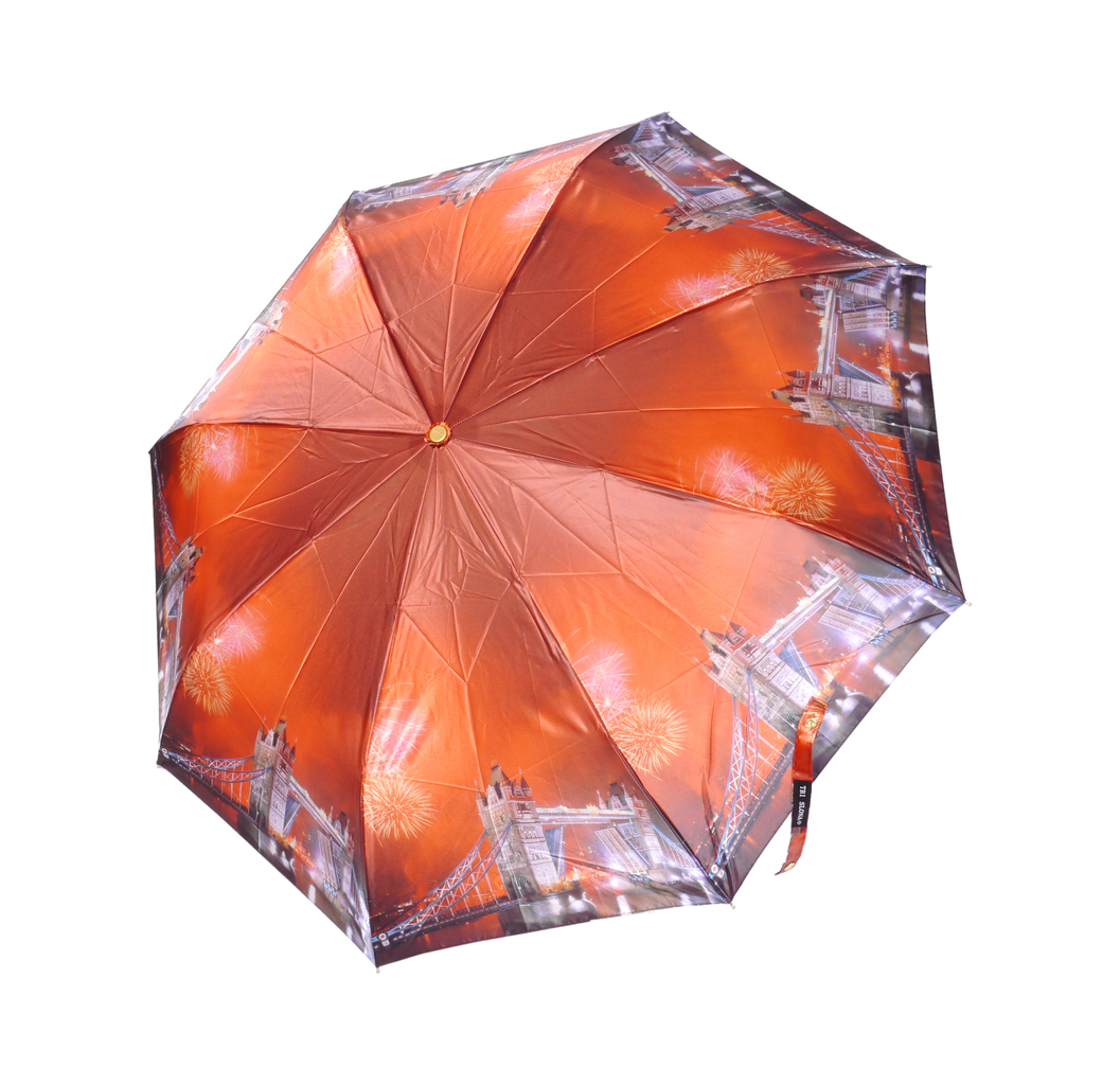 

Зонт женский 3 сложения купол-сатин R-58см ТРИ СЛОНА 274201