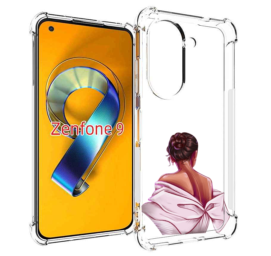 

Чехол MyPads девушка-со-спины женский для Asus Zenfone 9 (AI2202), Прозрачный, Tocco