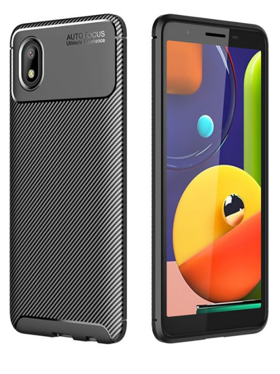 

Brodef Beetle Силиконовый чехол для Samsung Galaxy A01 Core черный