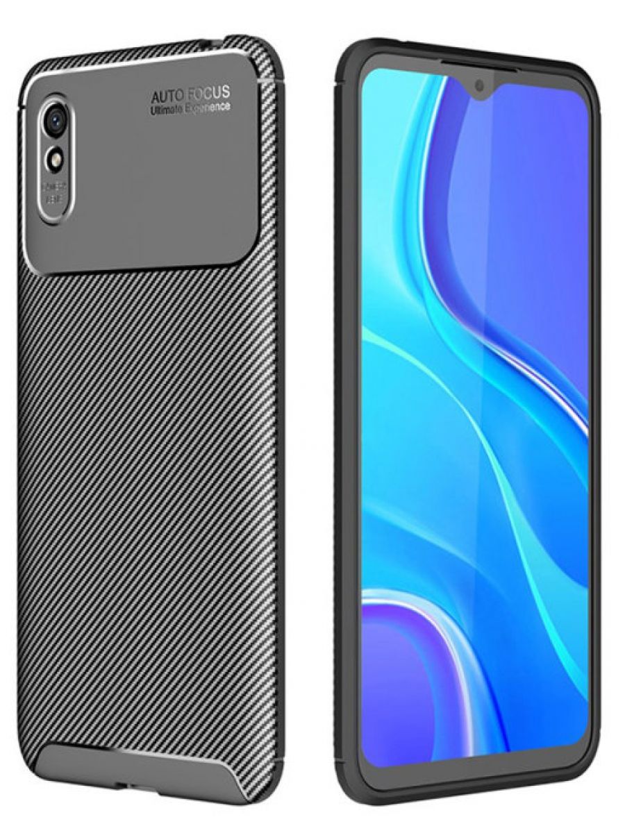 

Brodef Beetle Силиконовый чехол для Xiaomi Redmi 9A черный