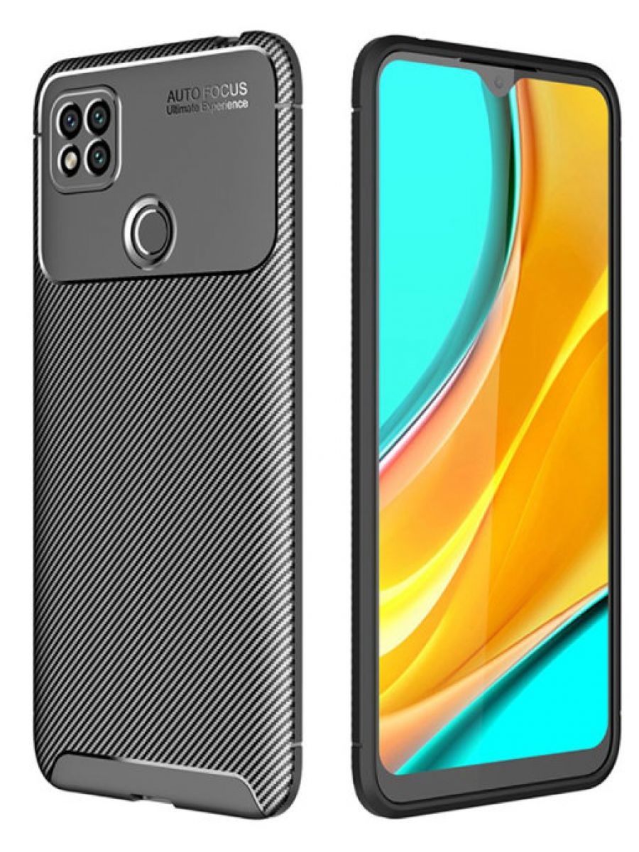 

Brodef Beetle Силиконовый чехол для Xiaomi Redmi 9C черный