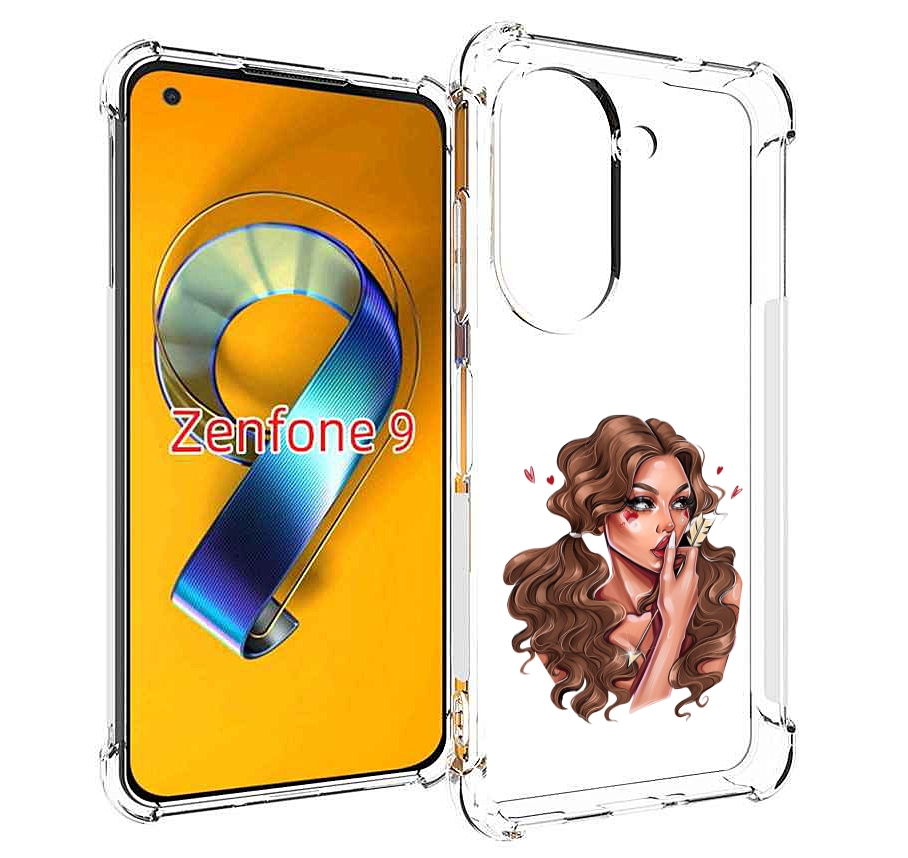 

Чехол MyPads девушка-со-стрелой женский для Asus Zenfone 9 (AI2202), Прозрачный, Tocco
