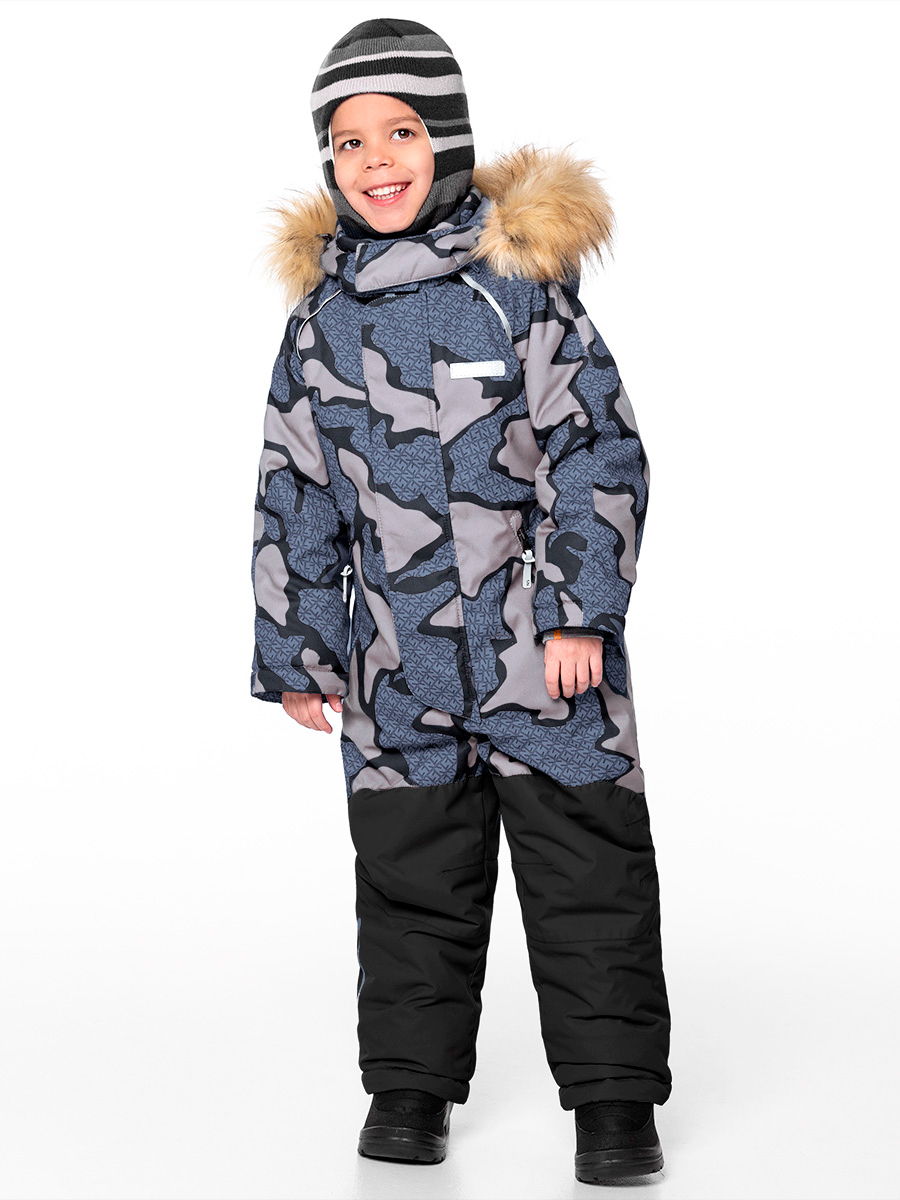 

Комбинезон детский NIKASTYLE 8з0524, капучино/черный, 122, Коричневый;черный, 8з0524