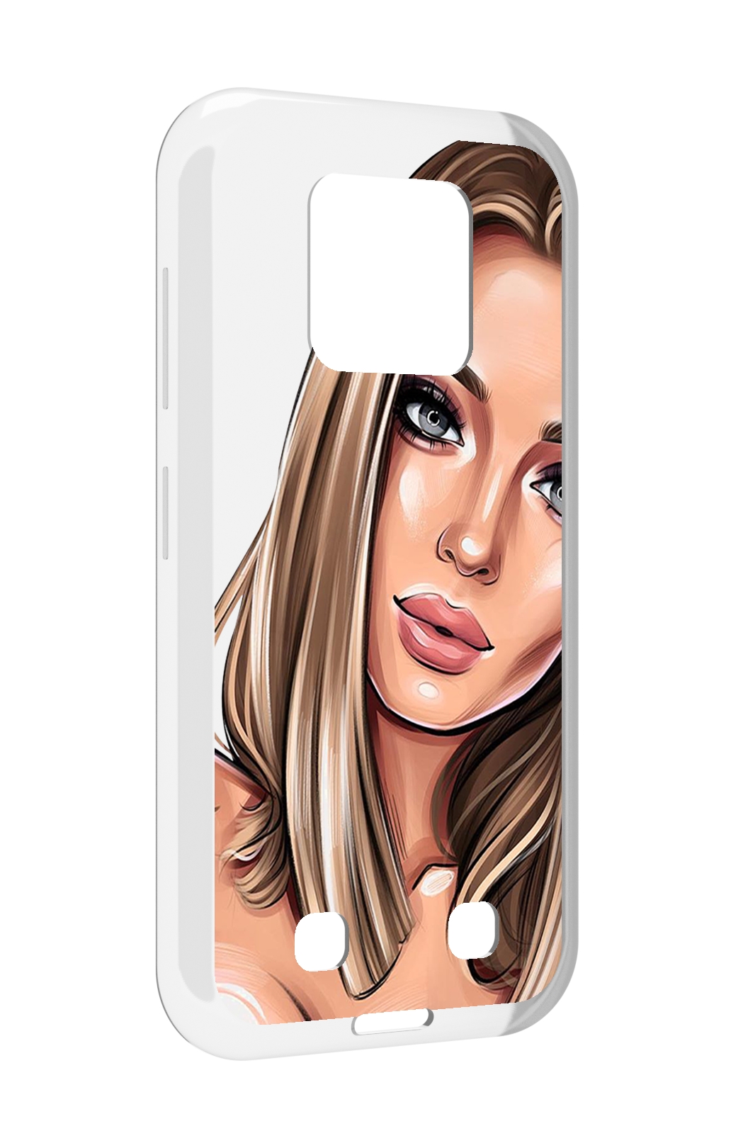 

Чехол MyPads девушка-с-каре женский для Oukitel WP18, Прозрачный, Tocco