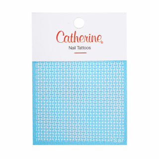 фото Наклейки нейл-тату catherine nail tattoo braided white «braided white»