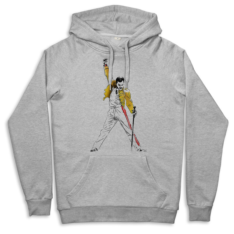 

Худи женское Dream Shirts 161-fredorart-hud-1 серое 42 RU, 161-fredorart-hud-1