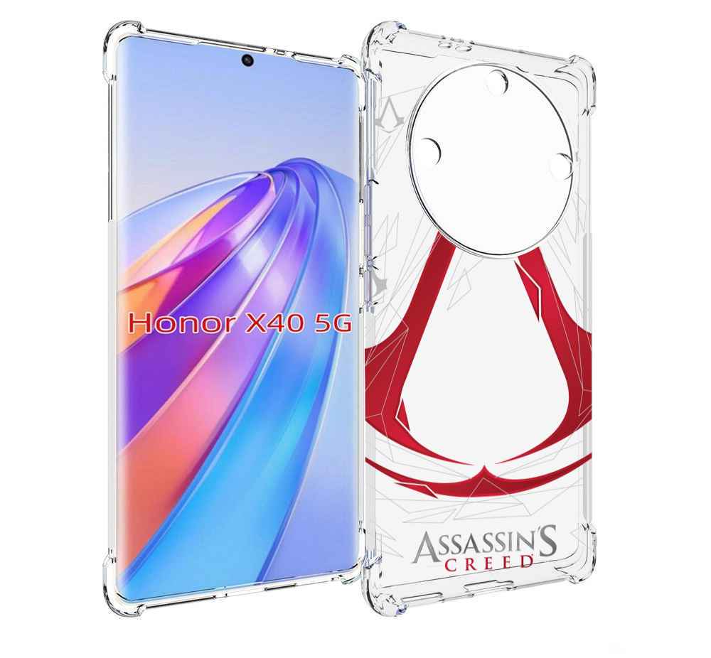 

Чехол MyPads ассасин-крид-знак для Honor X40, Прозрачный, Tocco