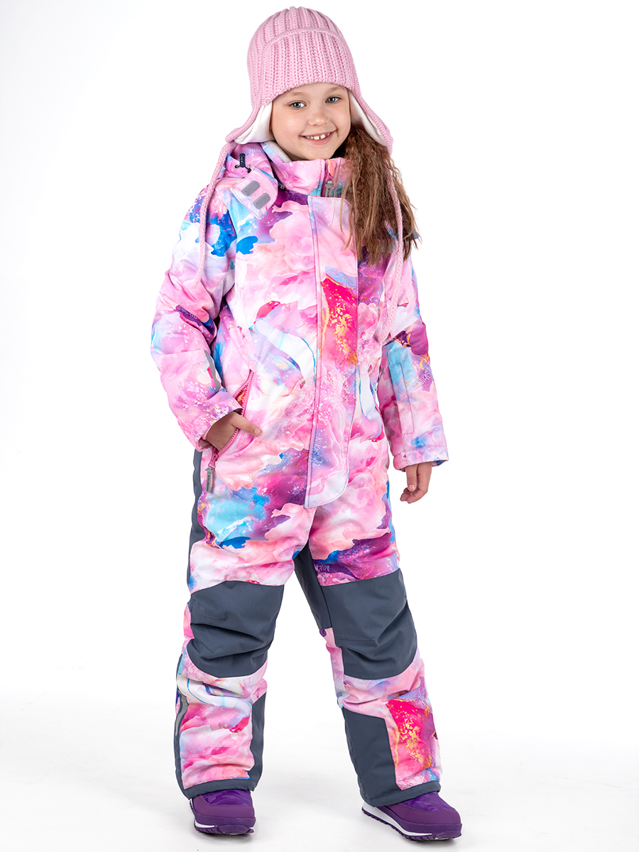 

Комбинезон детский NIKASTYLE 8з1024, розовый/серый, 146, 8з1024