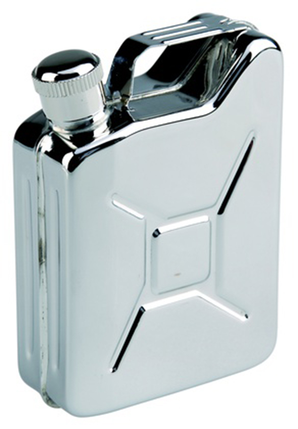 

Фляга-канистра, сталь нержавеющая 150 мл., 92 г., 1512, S/S Flask Gas Can shape 5OZ