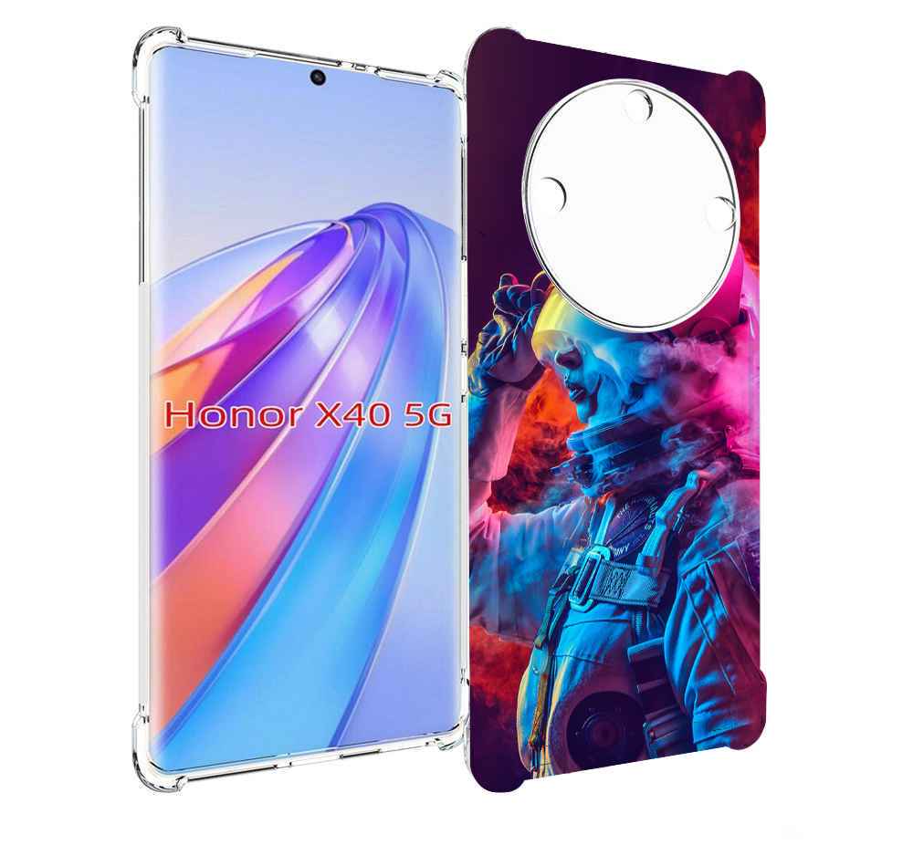 

Чехол MyPads астронавт в дыму для Honor X40, Прозрачный, Tocco