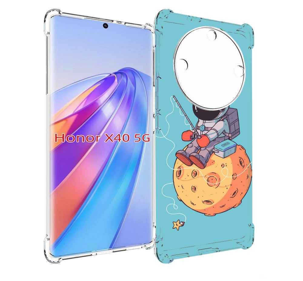 

Чехол MyPads астронавт ловит звезду для Honor X40, Прозрачный, Tocco