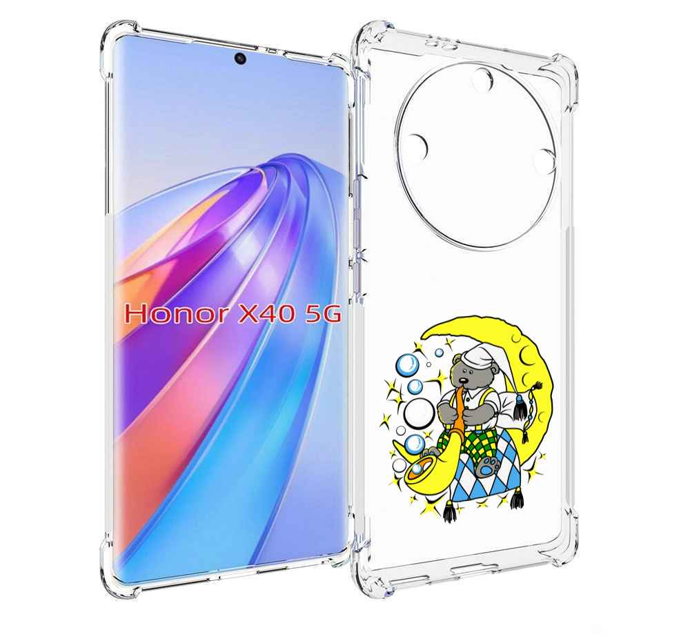 

Чехол MyPads Сырная луна для Honor X40, Прозрачный, Tocco