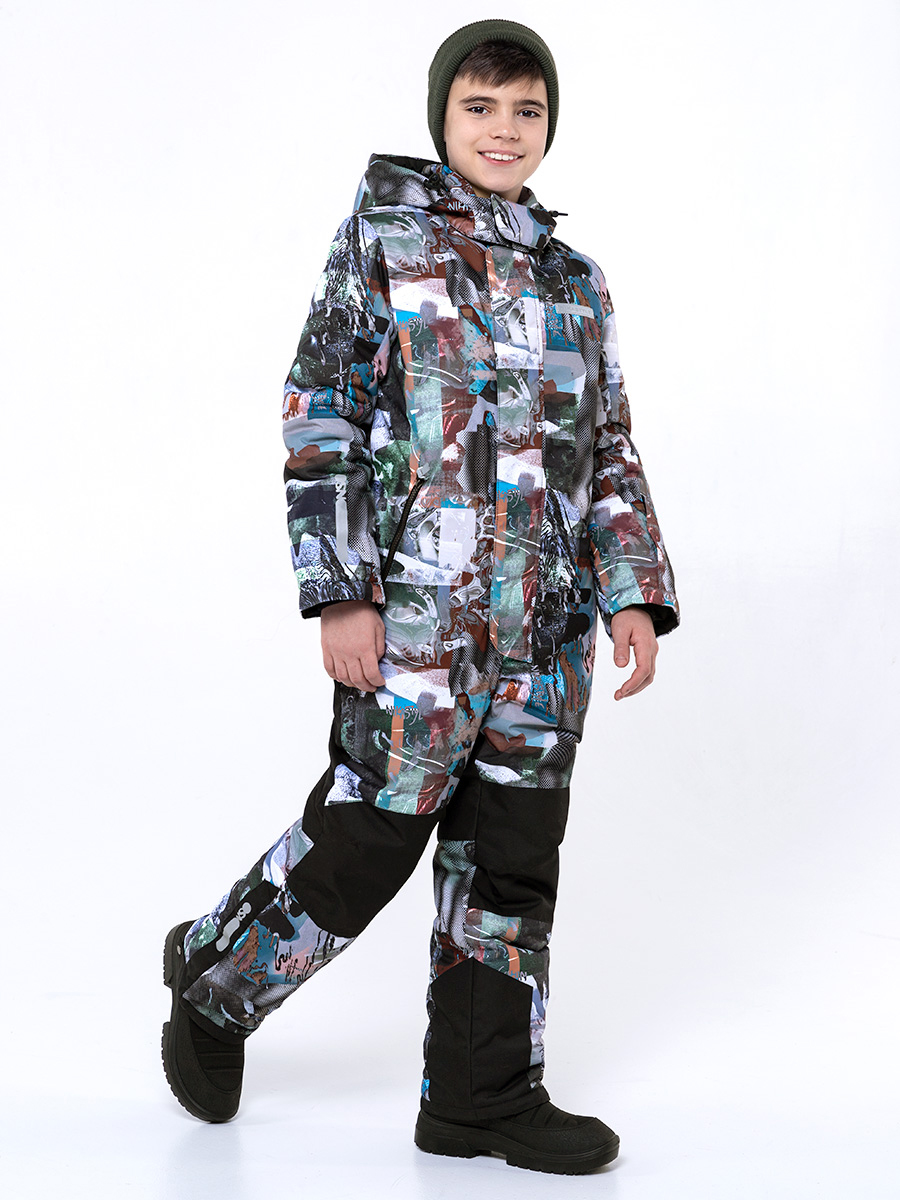 

Комбинезон детский NIKASTYLE 8з1124, торф, 134, Зеленый;черный, 8з1124