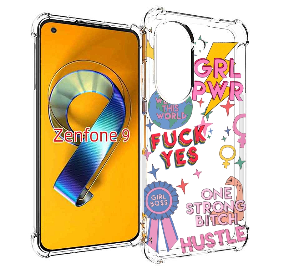 

Чехол MyPads девушки-боссы женский для Asus Zenfone 9 (AI2202), Прозрачный, Tocco