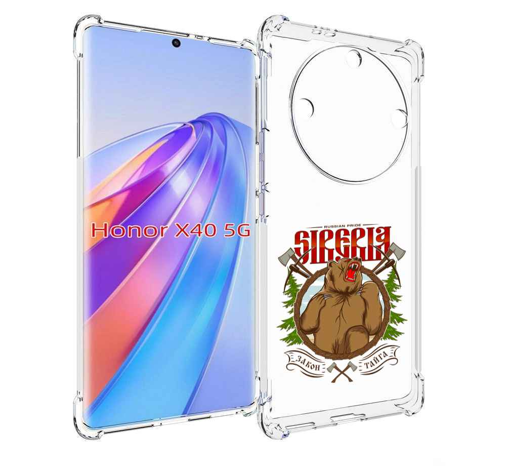 

Чехол MyPads Тайга для Honor X40, Прозрачный, Tocco