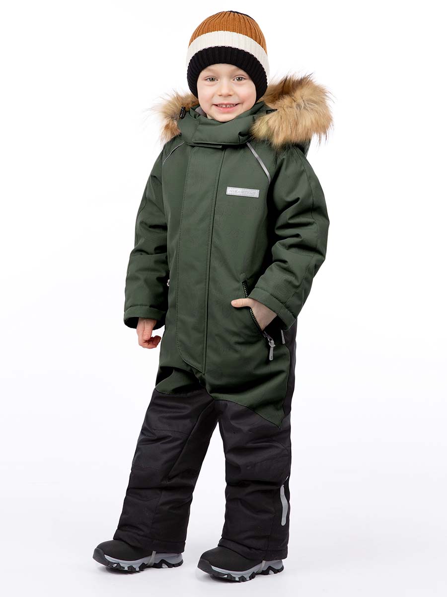 

Комбинезон детский NIKASTYLE 8з1924, хаки/черный, 116, 8з1924
