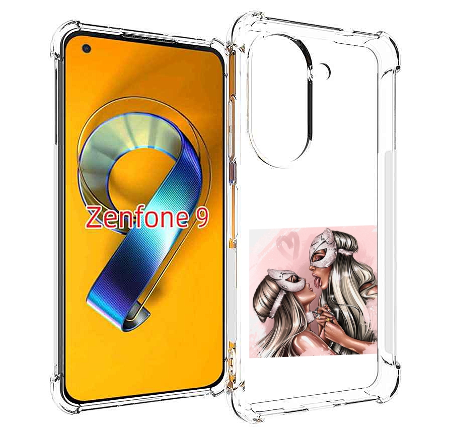 

Чехол MyPads девушки-поцелуй женский для Asus Zenfone 9 (AI2202), Прозрачный, Tocco