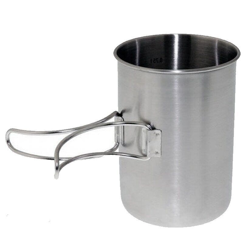 фото Кружка tatonka handle mug 850 мл, серебристый