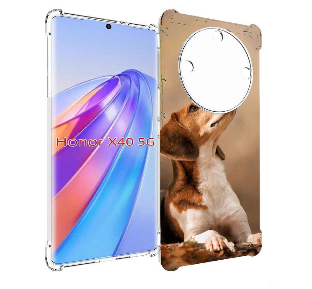 

Чехол MyPads бигль-собака для Honor X40, Прозрачный, Tocco