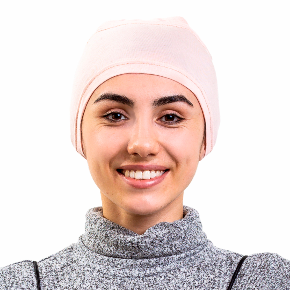 фото Шапочка под платок или хиджаб asiyah ay-cap1-01 светло-розовый, размер 58 см
