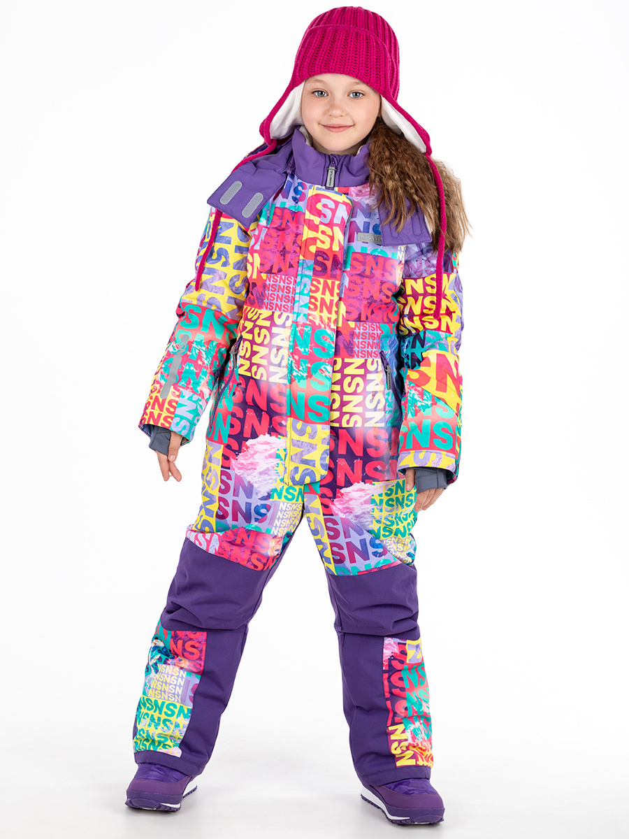 

Комбинезон детский NIKASTYLE 8з2424, розовый/сирень, 140, Розовый;сиреневый, 8з2424
