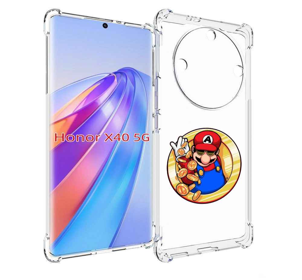 

Чехол MyPads богатый марио для Honor X40, Прозрачный, Tocco