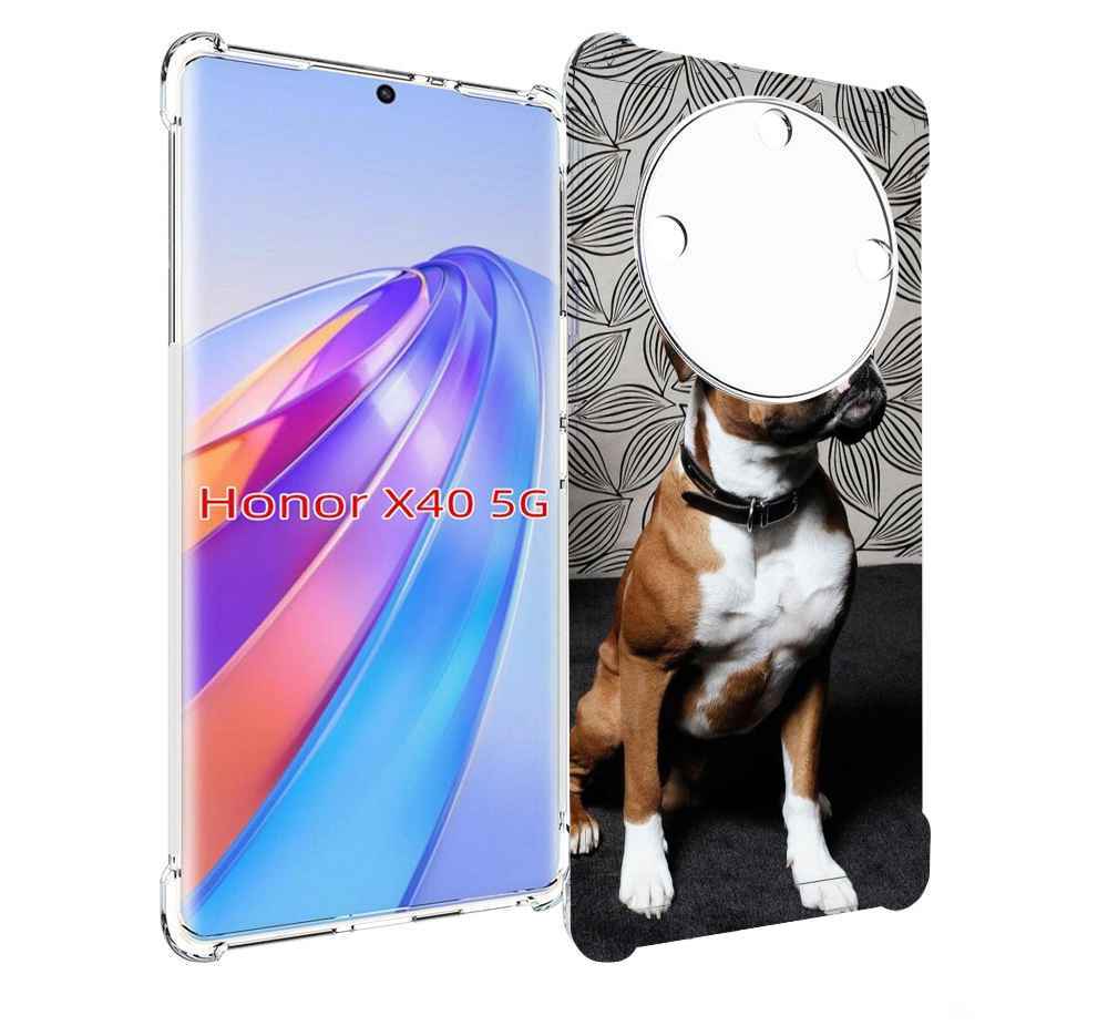

Чехол MyPads боксер собака для Honor X40, Прозрачный, Tocco