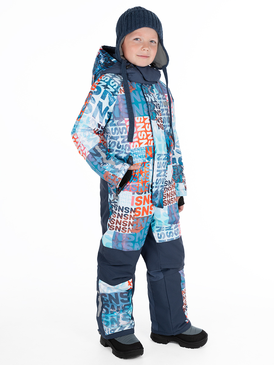 

Комбинезон детский NIKASTYLE 8з2524, лед/деним, 128, Голубой;синий, 8з2524
