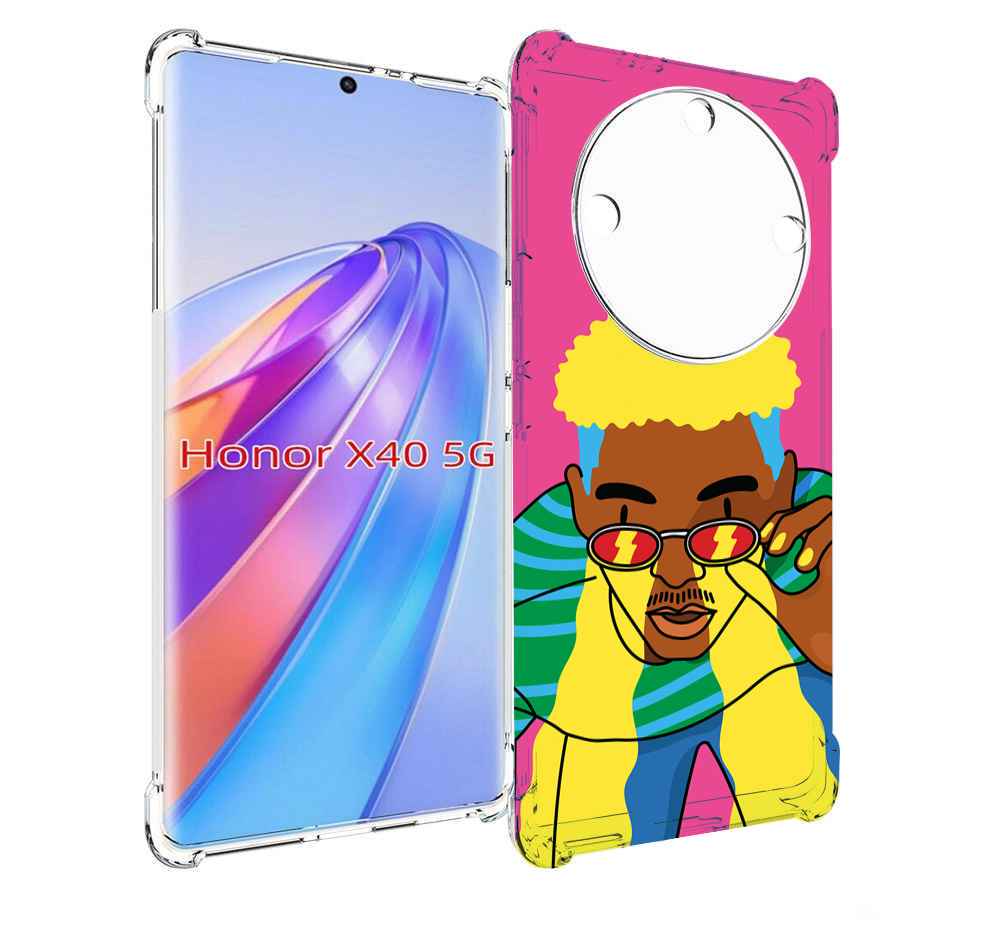 

Чехол MyPads бразилец для Honor X40, Прозрачный, Tocco