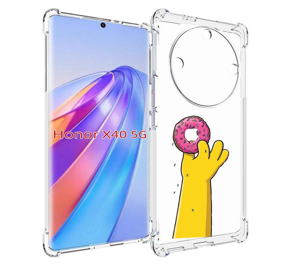 

Чехол MyPads вкусный-пончик для Honor X40, Прозрачный, Tocco
