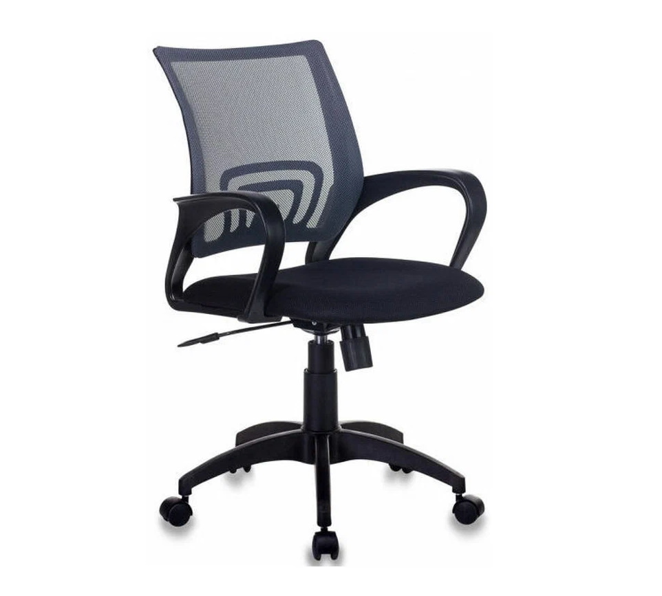 Офисное кресло Экспресс офис KC-1 Сиденье ткань TW-11 (черная)/Сетка серая TW-04