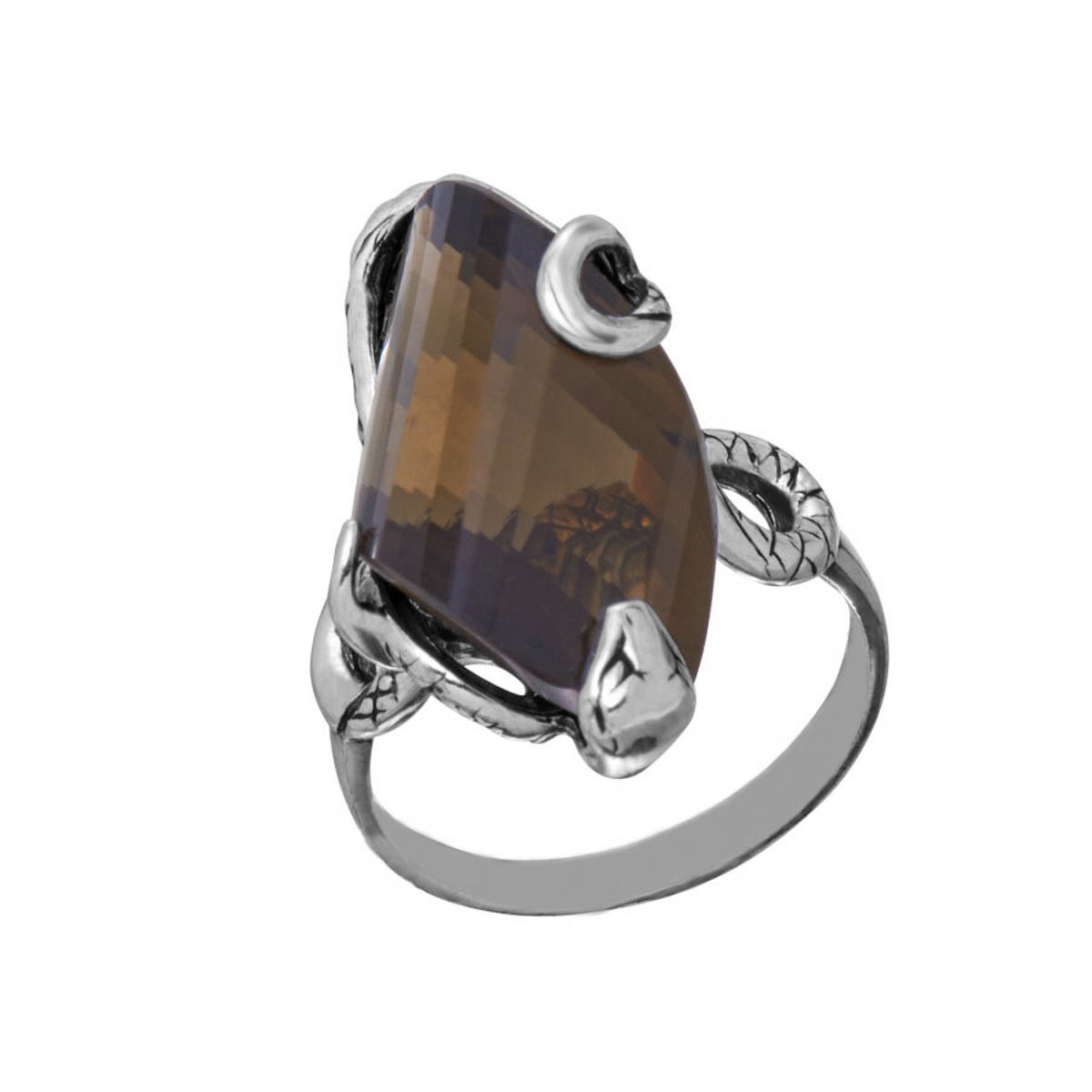 

Кольцо из серебра р. KseMiDa 1164К1, Раухтопаз, 1164К1