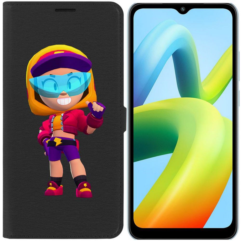 

Чехол-книжка Eco Book для Xiaomi Redmi A1+ Brawl Stars-Стритстайл Макс
