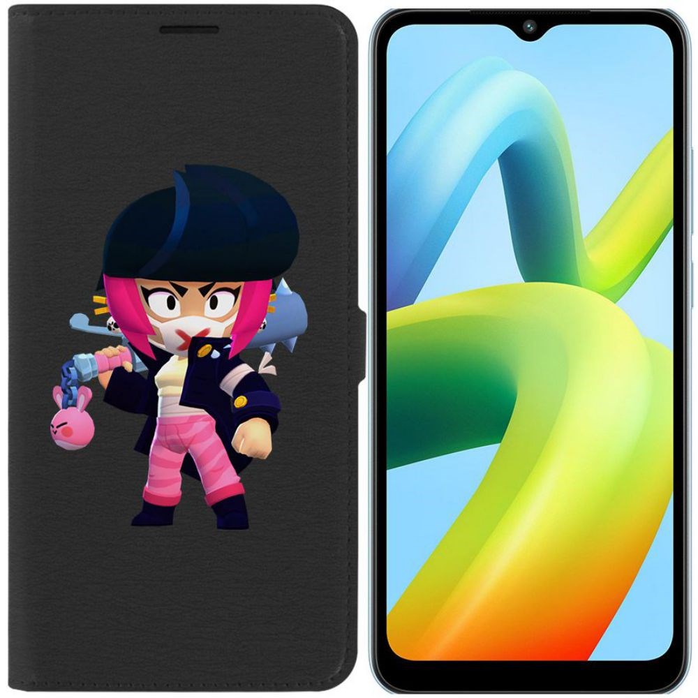 

Чехол-книжка Eco Book для Xiaomi Redmi A1+ Brawl Stars-Ужасная Биби