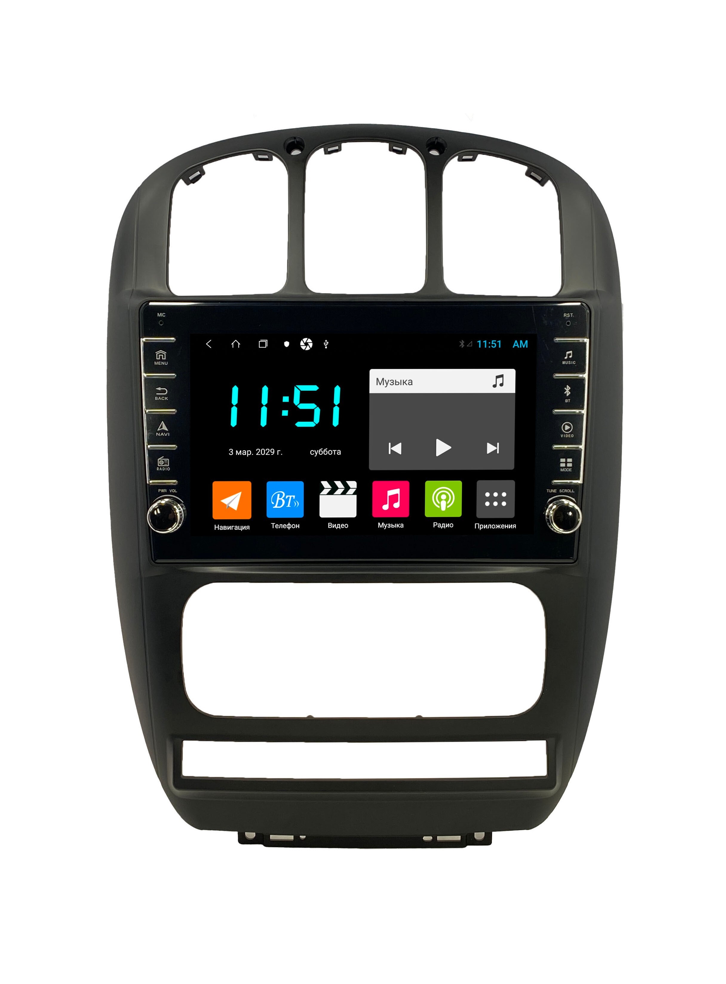 Штатная автомагнитола Zenith Chrysler Caravan 2000-2007 Android 12 464GB с крутилками 3481700₽