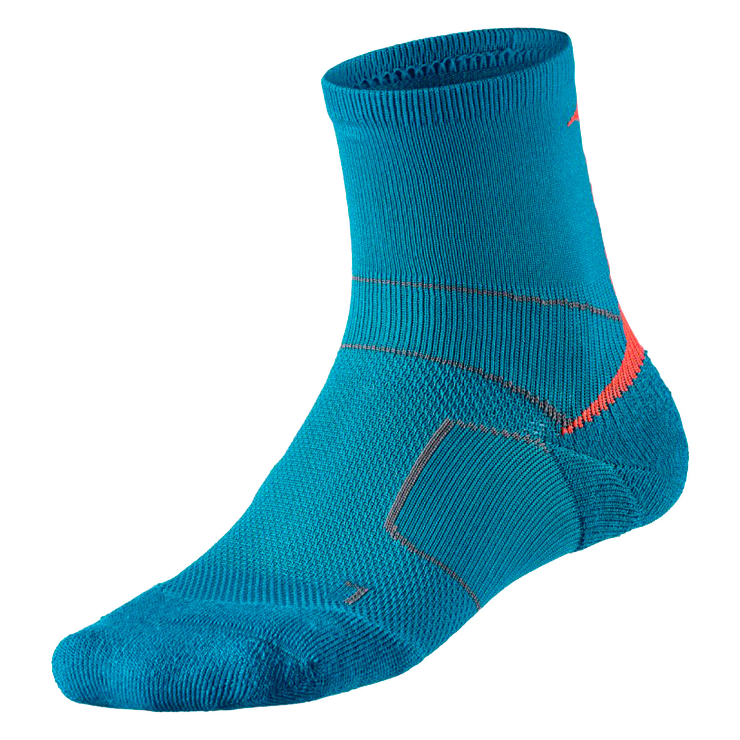 фото Носки унисекс mizuno endura trail socks голубые 38-40