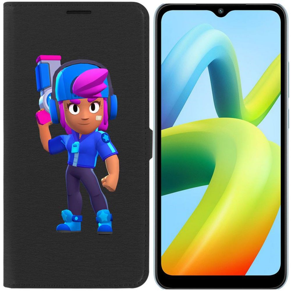 

Чехол-книжка Eco Book для Xiaomi Redmi A1+ Brawl Stars-Звёздная Шелли