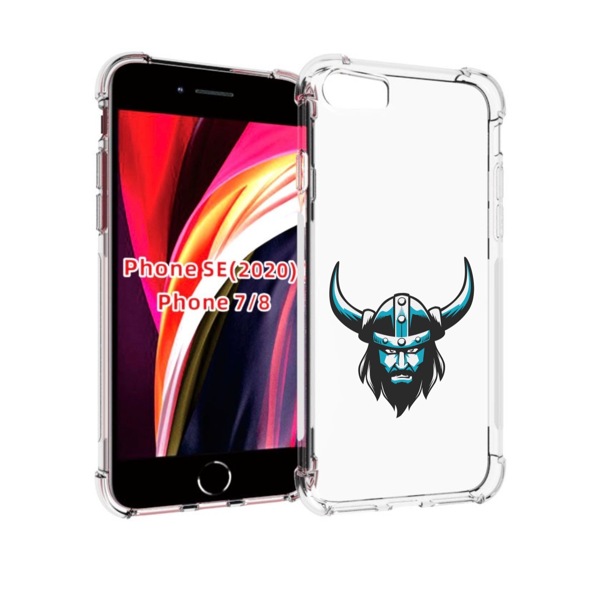 

Чехол MyPads викинг для iPhone 7 4.7 / iPhone 8 / iPhone SE 2 (2020), Прозрачный, Tocco