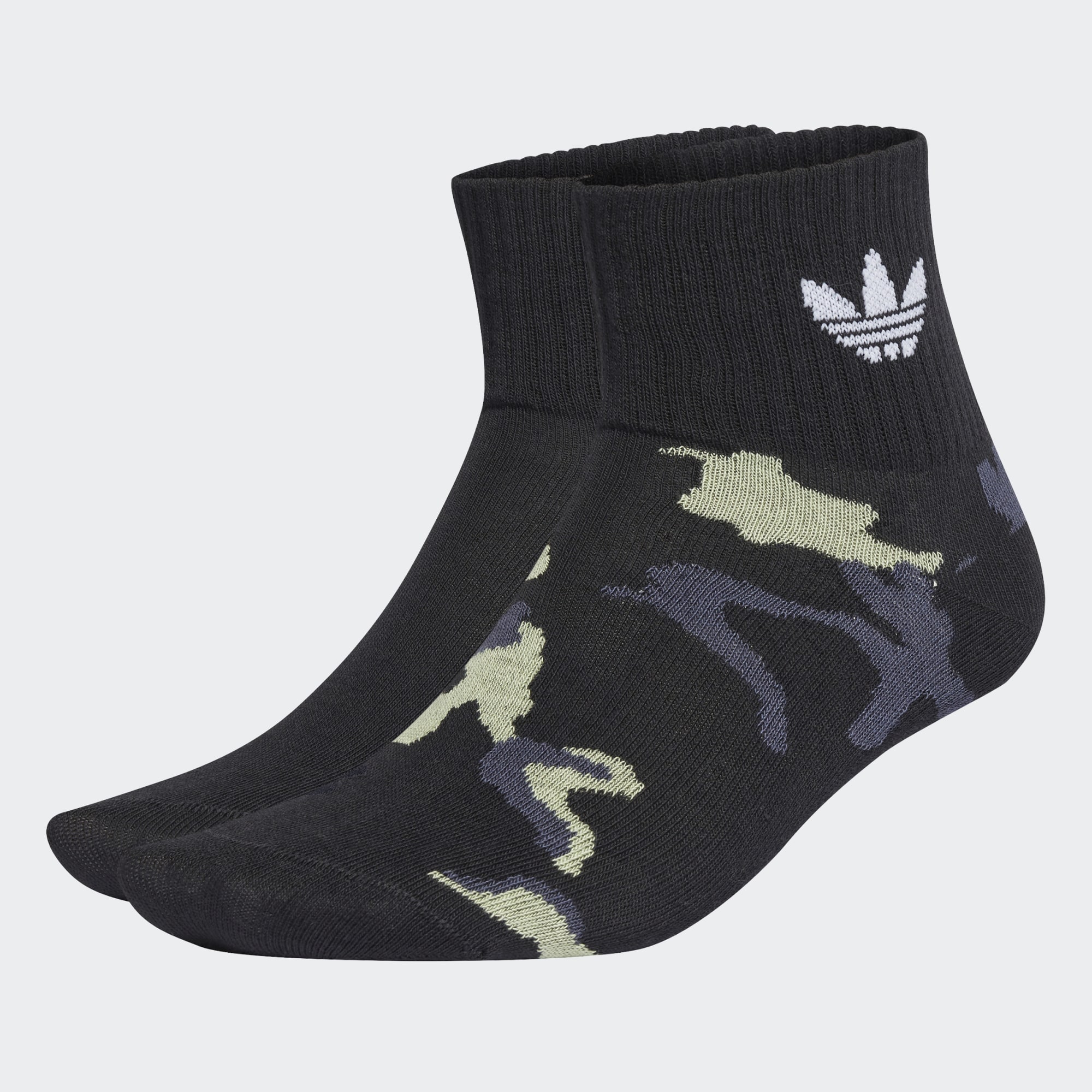 фото Носки мужские adidas camo mid ankle черные 39-41