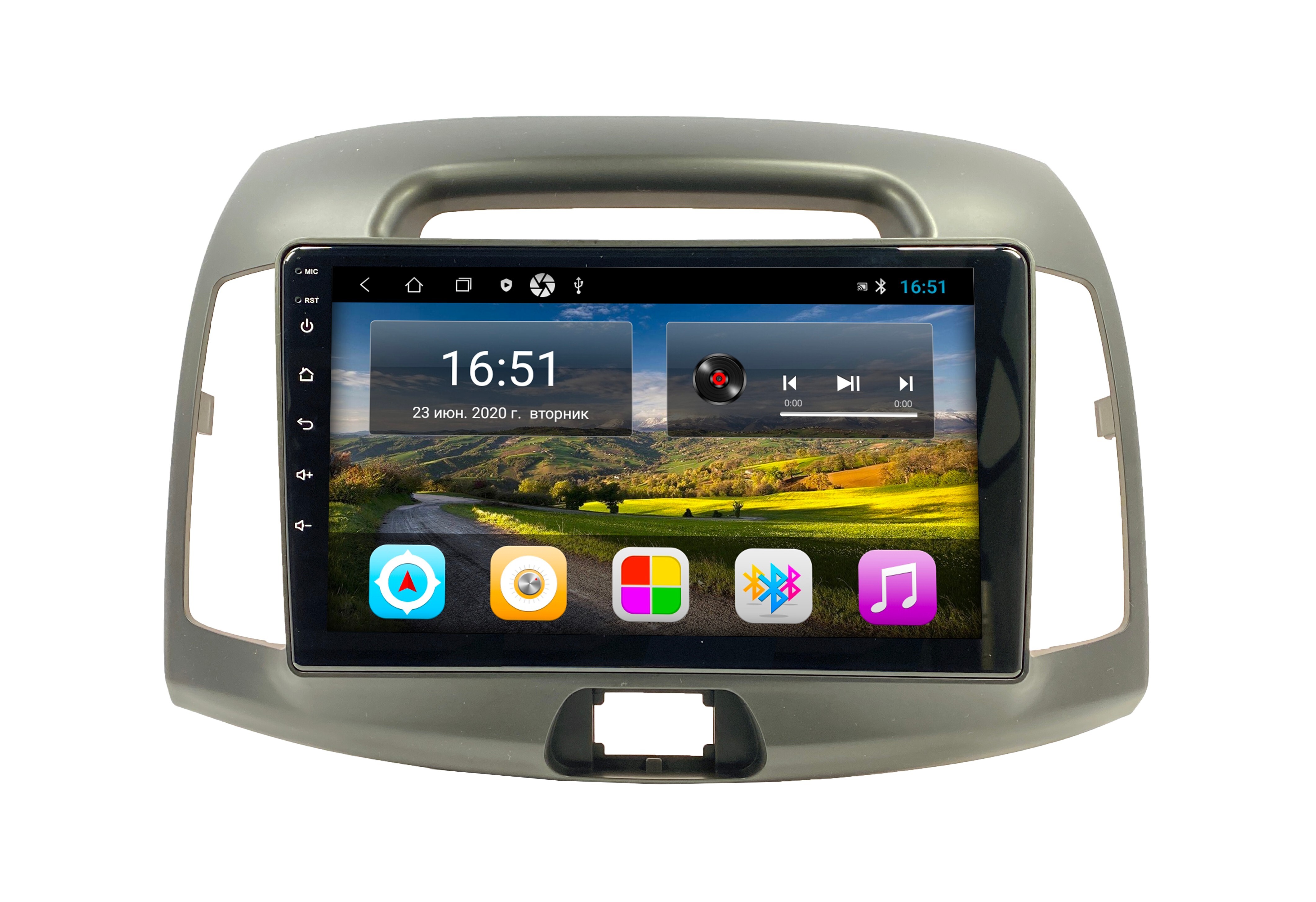 Штатная автомагнитола Zenith Hyundai Elantra 2006-2011, Android 12, 2/32GB / Мультируль /