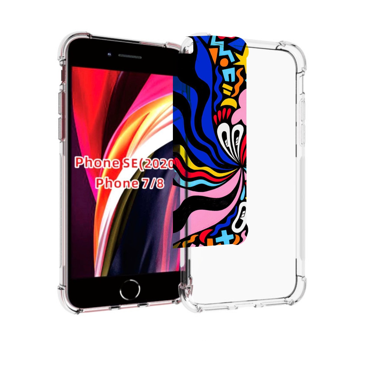 

Чехол MyPads волнистая-абстракция для iPhone 7 4.7 / iPhone 8 / iPhone SE 2 (2020), Прозрачный, Tocco