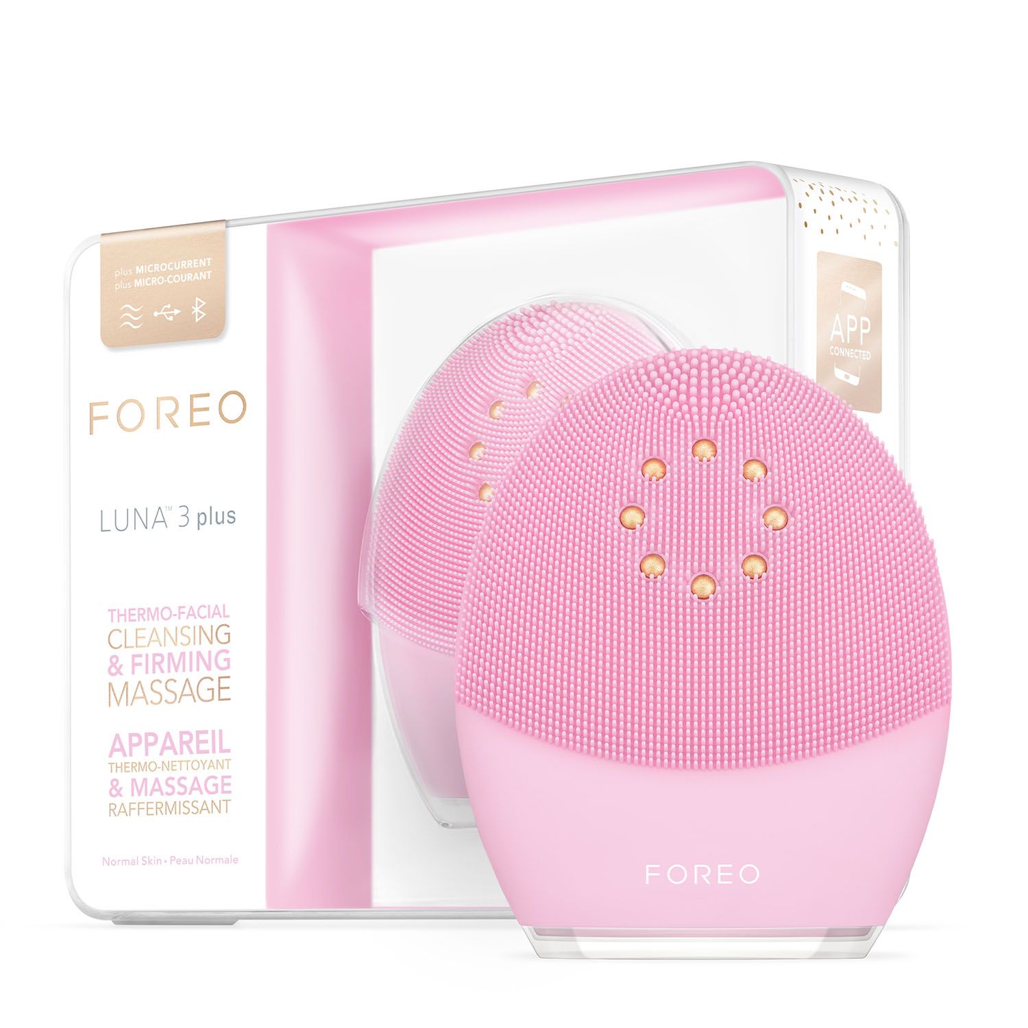 

Щетка для лица Foreo LUNA 3 plus для нормальной кожи, Розовый, LUNA 3 plus
